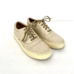 Nisolo Cream Leather Sneakers Women's Size 6